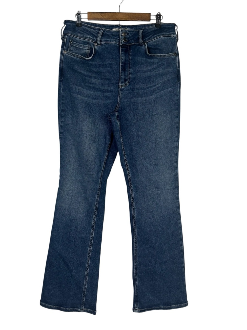Free People We The Free Jeans Shayla Bootcut High Rise Denim Jeans Size 35